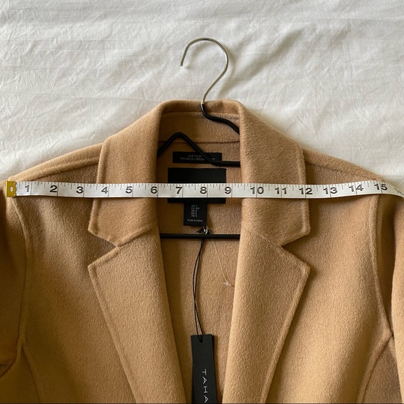 Luxe wool cashmere blend camel coat - Picture 5 of 7
